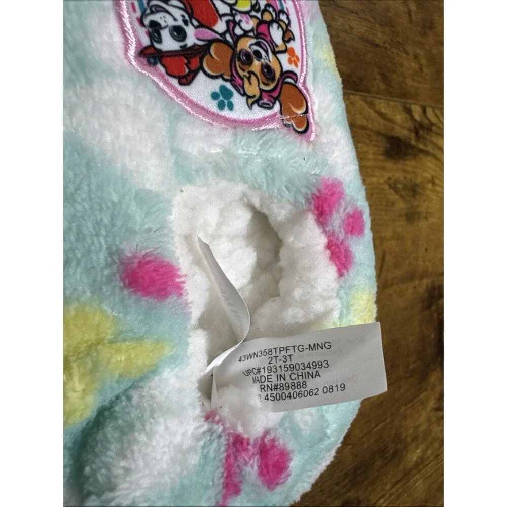 PAW Patrols Girl's Shoes Slippers Print Pink 2T/3T - Picture 4 of 4